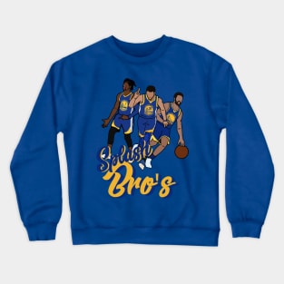 Golden State Warriors 'Splash Bro's' NBA ft. Steph Curry/Klay Thompson/Draymond Green Crewneck Sweatshirt